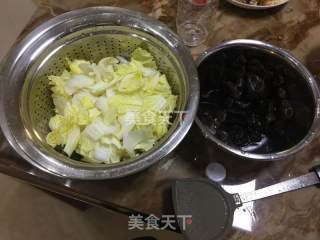 黑白菜的做法步骤：2