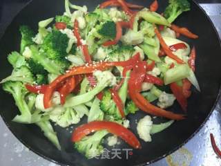 青梗爱上西蓝花的做法步骤：6