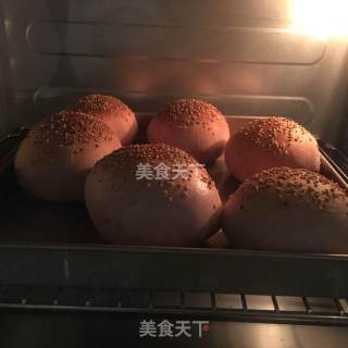 紫薯汉堡坯的做法步骤：7
