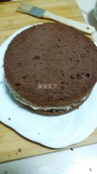 无基础新手六寸黑森林的做法步骤：9