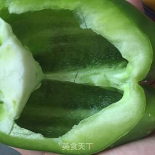 牛粒彩椒盒的做法步骤：7