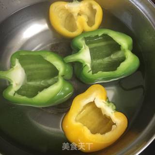 牛粒彩椒盒的做法步骤：8