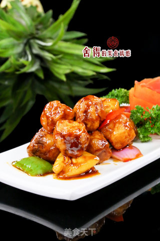 女人和孩子的大爱【菠萝咕咾肉】的做法步骤：5