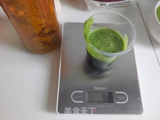 菠菜红豆蛋糕的做法步骤：2