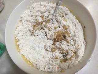 红糖核桃酥饼干的做法步骤：3