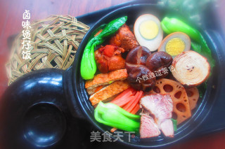 卤味煲仔饭的做法步骤：7