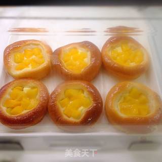 芝士黄桃面包的做法步骤：17