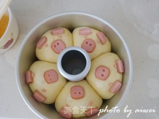 挤挤小猪面包的做法步骤：12