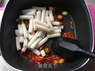 韩式辣炒年糕的做法步骤：8
