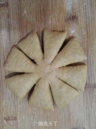 红糖核桃花包的做法步骤：14