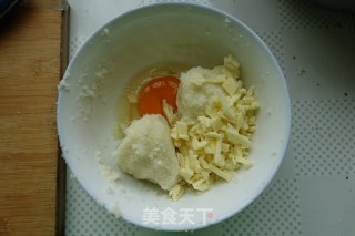 无面粉无油の花菜底披萨的做法步骤：6