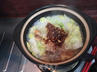 白菜粉丝煲的做法步骤：9