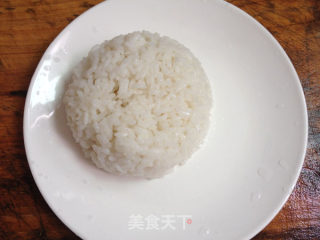 家常菜也可以很靓-鸡肉菇腊猪舌盖浇饭的做法步骤：9