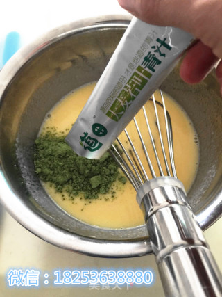 青汁蔓越莓麻薯的做法步骤：1