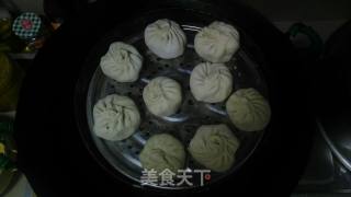 青菜素包的做法步骤：8