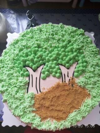小猪佩琪生日蛋糕的做法步骤：15