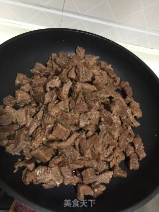 孜然香香牛肉粒的做法步骤：10
