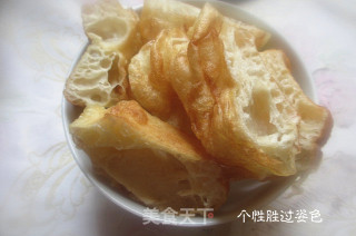 蘑菇油条的做法步骤：1