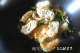 蘑菇油条的做法步骤：5