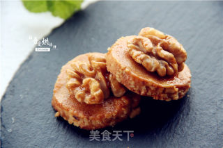 营养满分——焦糖核桃酥饼的做法步骤：10