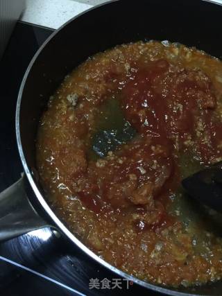 肉酱意粉（附肉酱做法）的做法步骤：7