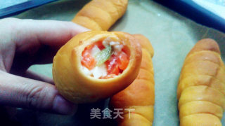 胡萝卜造型红薯面包的做法步骤：12
