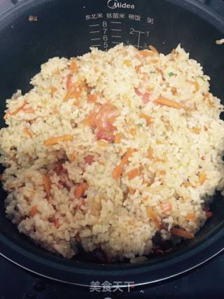#周末厨房#素抓饭，老公吃了四碗直呼不够……的做法步骤：9