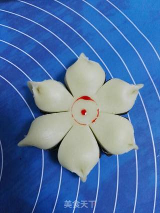 葵花豆沙酥的做法步骤：17