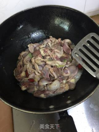 烧烤小炒【鸡胗鸡心】的做法步骤：3