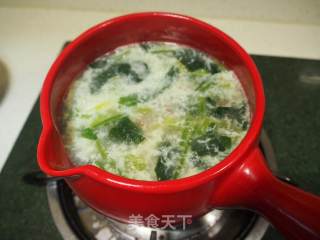 鲜香弹牙的海参菠菜汤的做法步骤：6