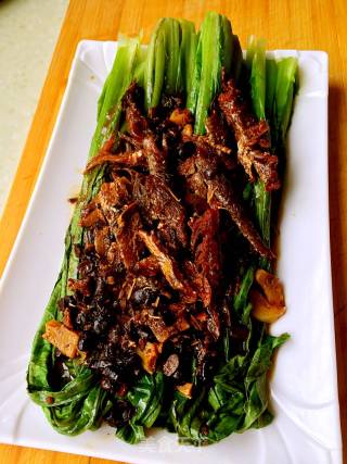 豆豉鲮鱼油麦菜的做法步骤：7