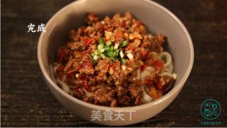 萝卜丁肉末干拌面的做法步骤：6