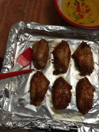 孜然烤鸡中翅的做法步骤：7