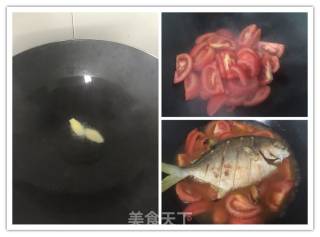 番茄焖䲝鱼的做法步骤：3