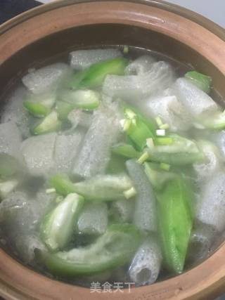 竹笙胜瓜汤的做法步骤：5
