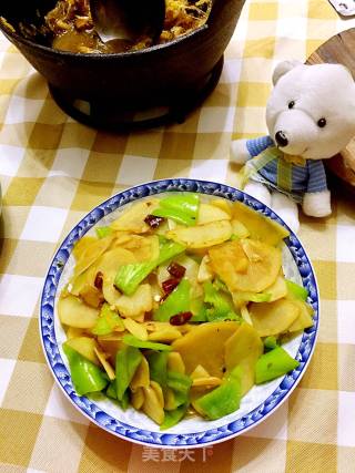 青椒土豆片的做法步骤：11