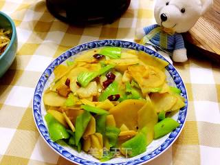 青椒土豆片的做法步骤：12