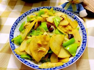 青椒土豆片的做法步骤：14