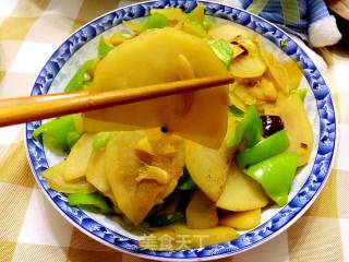 青椒土豆片的做法步骤：16