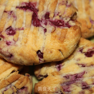 洛神花酵素渣小饼的做法步骤：8