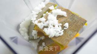 南瓜米糊的做法步骤：2