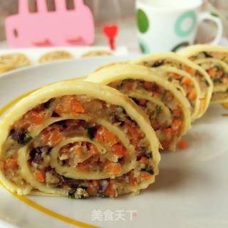 蒸蛋卷的做法步骤：11