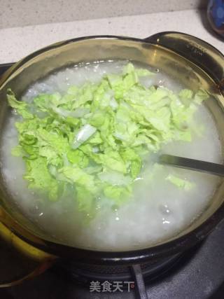 香菇滑鸡粥的做法步骤：5