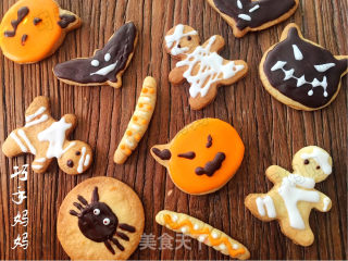 不给糖就捣蛋——和孩子一起做万圣节饼干的做法步骤：19