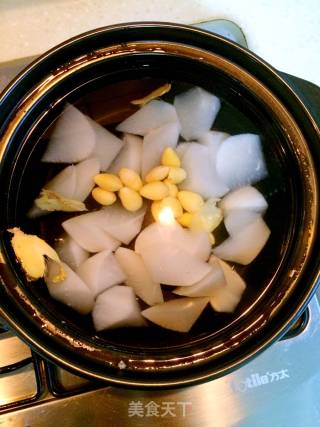 白萝卜鲜虾汤的做法步骤：5