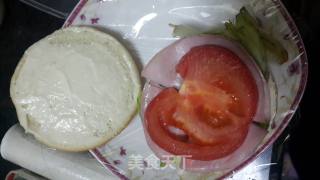我家汉堡的做法步骤：2