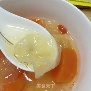 银耳木瓜糖水的做法步骤：9