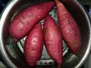 红薯糕的做法步骤：2