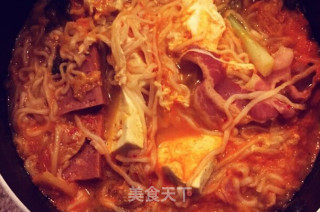 韩国泡菜方便面的做法步骤：3