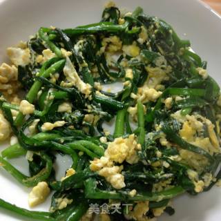 孜然韭菜炒蛋的做法步骤：6